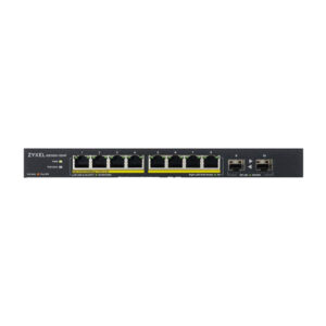 Zyxel GS1100-10HP 8 PoE+ (130W) Poorten Gigabit Ethernet Switch + 2 SFP Poorten