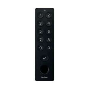 Tedee Keypad PRO zwart, toegang via pincode of vingerscanner