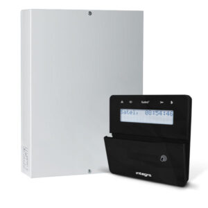 INTEGRA 128 pack met 16 zones, zwart INT-KLFR proximity LCD bediendeel en IP module – 10% korting