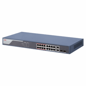 Hikvision DS-3E1318P-EI Smart Managed Switch 16 x PoE+ 100Mbit 230W + 2x Gigabit RJ45/SFP Uplink – 10% korting