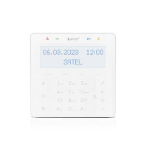INT-KSG2R-W LCD, touch toetsen MIFARE lezer, wit
