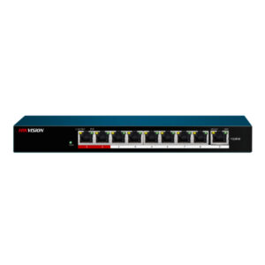 DS-3E0109P-E 8 x PoE+ 100Mbit (123W) + 1x 100Mbit Uplink