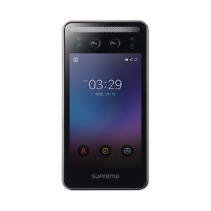 Suprema FaceStation F2-DB 7" IP65 gezichtsherkenning terminal met multi-format kaartlezer, NFC en BLE