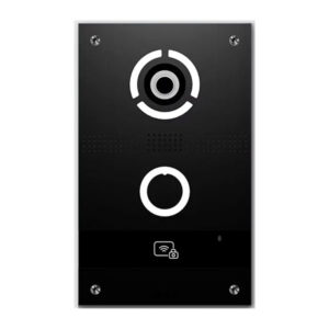 BAS-IP AV-08FBL Inbouw Buitenpost paslezer/ gezichtsherkenning Zwart