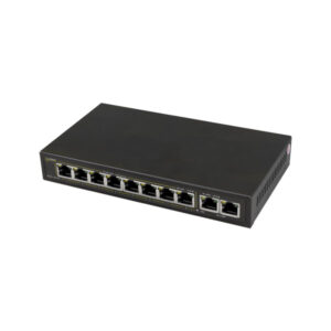 Pulsar SG108WP 8xPoE+ 2x uplink Gigabit switch 120W excl. Voeding t.b.v. kast