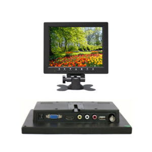 TFT 8" monitor klein formaat incl. montagebeugel en voeding