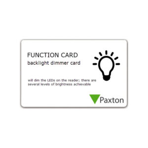820-002-NL - Paxton Functie Kaart LED dimmen