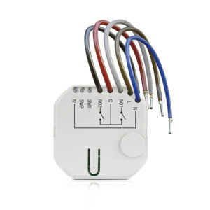 ASW-210 / Smart 2-CH Relay. 230V inbouw module 2x ingang, 2x uitgang t.b.v. ABAX2 / BE WAVE