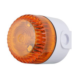 SOLEX10 oranje flitser met hoge sokkel IP65