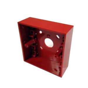 Morley SR0T Opbouwbehuizing ten behoeve van handmelders rood