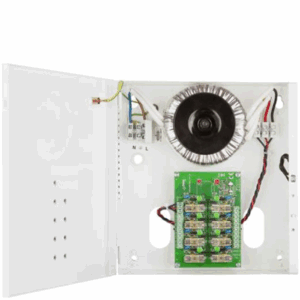 PSAC08246 Voeding in Kast 24VAC/6Amp met 8 gezekerde uitgangen