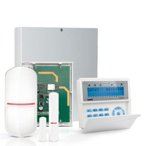 INTEGRA 32 RF pack met blauw LCD proximity bediendeel, RF module, draadloze multifunctionele detector en PIR – 10% korting
