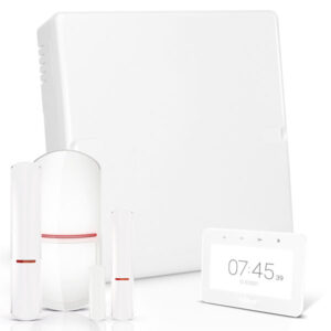 VERSA IP RF pack met wit INT-TSG2 4.3" touchscreen bediendeel, RF module, draadloze multifunctionele detector en PIR – 10% korting