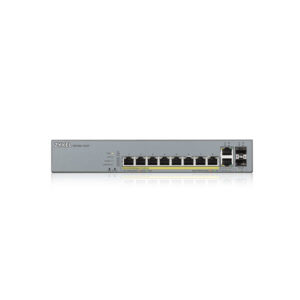 Zyxel, GS1350-12HP-EU0101F 8 PoE+ Poorten Gigabit Ethernet Switch + 2 SFP