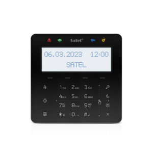 INT-KSG2R-B LCD, touch toetsen MIFARE lezer, zwart