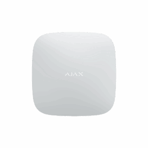 Ajax ReX 2 Jeweller wit, draadloze signaalversterker met Wings fotoverificatie