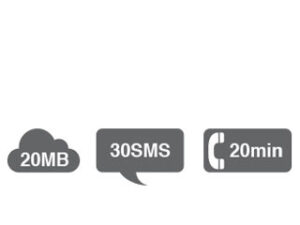 Tele2 20MB + 30SMS + 20min Abo