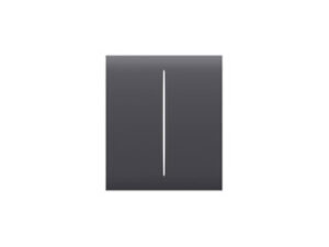 Ajax CenterButton (2-gang)-GRA
