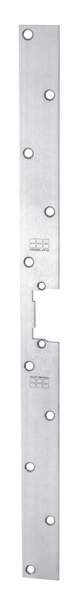 lange vlakke sluitplaat rvs 50 cm