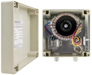 4 A/ 24 Vac Voeding in IP65 kast