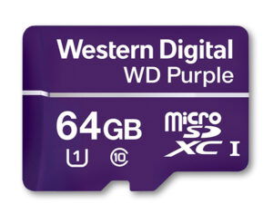WD PURPLE MICROSD CARD 64GB