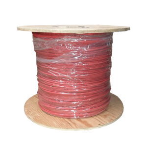 Haspel 4 aders massief, B2ca kabel 500m 1X4X0.8MM ROOD