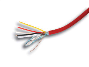 Rol 4x0,8mm massief, Eca, afgeschermd + aardleiding